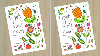 Beautiful Get Well Soon Card //How to Draw Get Well Soon Card //Get Well Soon Card Making