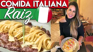 Fomos para Italia: RESTAURANTE ITALIANO RAIZ