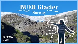 🏔️First Time hiking to a Glacier!! 🩵 RV trip to Buerbeen in Norway | fantastic view