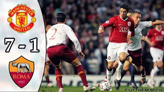 Manchester United vs AS Roma 7-1 Highlight | Champion League 2006-2007