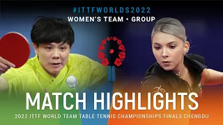 Highlights | Cheng I-Ching (TPE) vs Bernadette Szocs (ROU) | WT Grps | #ITTFWorlds2022