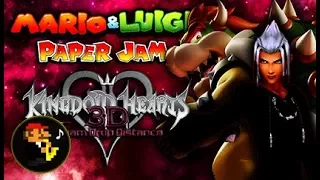 ♫Final Bowser/Young Xehanort Battle MashUp! Paper Jam & KH 3D - Extended!