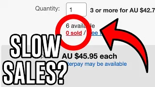 How I Fixed SLOW SALES on EBAY | Easy Trick! (2020)