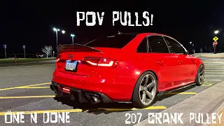 207 DUAL PULLEY TUNED AUDI S4 PULLS!