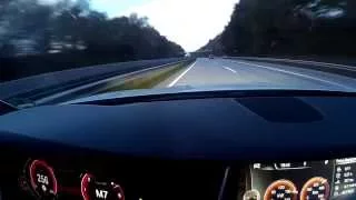 BMW 535d F10 Autobahn Topspeed 256 km/h