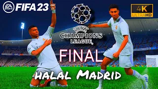 FIFA 23 - Manchester City Vs Real Madrid ft. Mbappe Bellingham - UCL Final |Full Match | PC (4k)