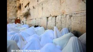Priestly Blessing at the Western Wall in Jerusalem 2010