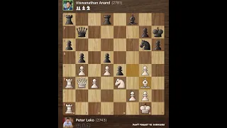 Peter Leko vs Viswanathan Anand • 1/2 Final Dortmund - Germany, 2004