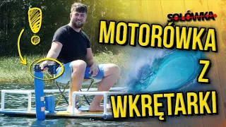 MOTORÓWKA Z RUR I WKRĘTARKI! PROSTY PATENT I TEST NA JEZIORZE