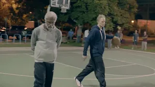 Uncle Drew and Jerry West take on youngsters part 2 . Basketball short clip