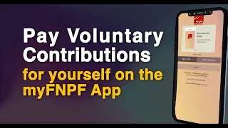 Pay FNPF Voluntary Contributions for self on the myFNPF App