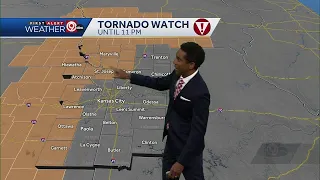 Alert Day: Tornado watch issued for counties west, north of the Kansas City metro area