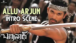 Allu Arjun Intro Scene | Badrinath Movie Action Scenes |  Tamannaah | VV Vinayak | Geetha Arts