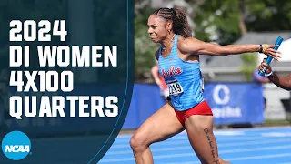 Women's 4x100 relays - 2024 NCAA Outdoor Track and Field East and West Quarterfinals