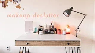 Makeup Declutter | decluttering & organizing my makeup collection