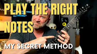 Learn the Right Notes for Guitar Solos (Easy Method)