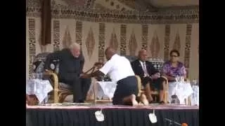 PM Modi gets a Traditional Fijian Yaqona Welcome in Fiji