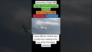 Aeroméxico Flight 498 Crash Animation #rip #animation #crash #disaster