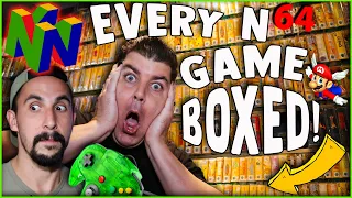 EVERY SINGLE N64 GAME BOXED 😱How WE COLLECTED a COMPLETE Nintendo 64 BOXED set in SHORT TIME!