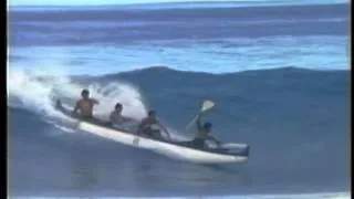 Outrigger Canoe Surfing from the Brian Bleak film  "Surfers of Fortune"