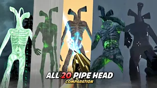 All 20 Pipe Head - Comparation