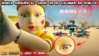 Nunca juegues al juego de el calamar en Roblox dicen que puede acabar contigo