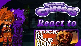 Smiling Critters react to fnaf song [stuck in your Ruin] by @GiveHeartRecords enjoy the video