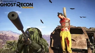 Ghost Recon Wildlands: Stealth Sniper Gameplay - Outpost Clearing - Compilation #14