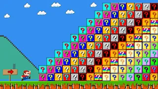 Can Mario Collect 999 Custom item Blocks in Super Mario Bros.? | Game Animation