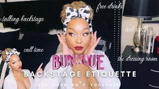 Burlesque Backstage Etiquette for Beginners