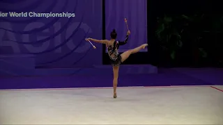 BADALYAN Anna (ARM) - 2023 Rhythmic Junior Worlds Qualifications CL Individual