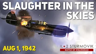 Slaughter Above the Stalingrad Steppes | BF-109 F4  | IL-2 Sturmovik: Great Battles 1440p