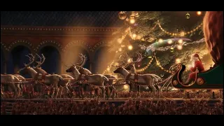 The Polar Express - Santa Takes Flight #thepolarexpress #santa #movies