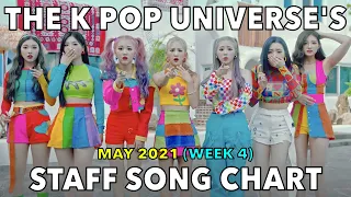 TOP 50 • THE K POP UNIVERSE'S STAFF SONG CHART (MAY 2021 - WEEK 4)