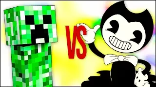 МАЙНКРАФТ VS БЕНДИ И ЧЕРНИЛЬНАЯ МАШИНА | СУПЕР РЭП БИТВА | MINECRAFT VS BENDY AND THE INK MACHINE