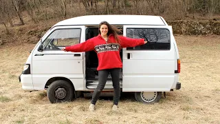 Can't decide if this is genius or crazy | SMALLEST 4X4 VAN IN THE WORLD?