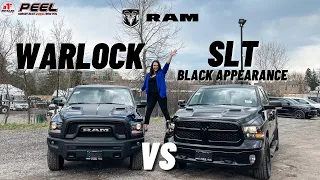 RAM 1500 CLASSIC WARLOCK vs RAM 1500 CLASSIC SLT BLACK APPEARANCE! Which One Is BETTER?!