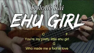 Ehu Girl - Kolohe Kai - Ukulele Tutorial (Easy Chords for Beginners)