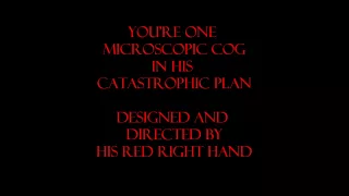 Red Right Hand - Nick Cave and the Bad Seeds ( lyrics )