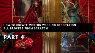 How to create modern decoration with contemporary materials. 4 th video from 6.