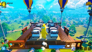 ich BAUE eine FLIEGENDE SKYBASE in Fortnite Lego!