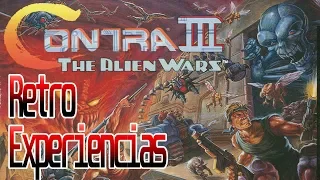 Gameplay Analisis y anecdotas de Contra 3 Aliens Wars - Super Probotector SNES RETRO Super Famicon.