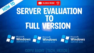 Server evaluation to full version - How to upgrade windows Server Evaluation to Full version