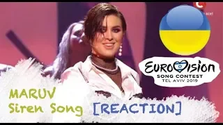 |Eurovision 2019| Ukraine [REACTION] - MARUV / Siren Song -