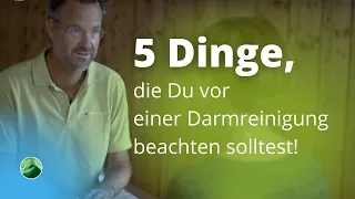 5 Dinge, die Du vor einer Darmreinigung beachten solltest!