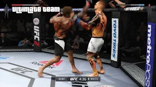 EA Sports UFC 2 - Created Player Career - Ultimate Team Gameplay