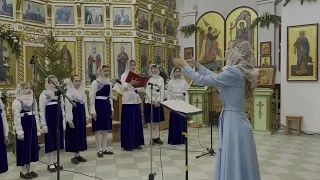 Кондак Рождества Христова «Дева днесь» М.Малевич
