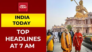 Top Headlines At 7 AM | PM Modi Reignites Hyderbad Renaming Row | February 6, 2022