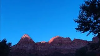 Sunset in Zion