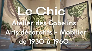 Le Chic ! à la française Derniers jours de l'Expo du Mobilier National Paris/ Atelier des Gobelins⤵️